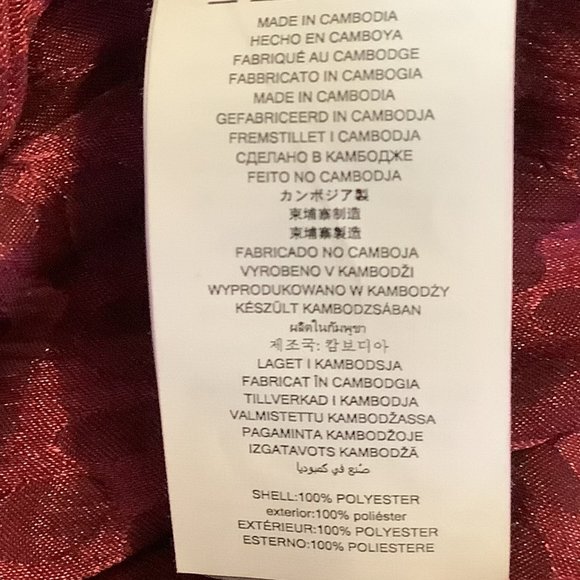 NWT Michael Kors Red Long Sleeve Dress Size: Medium - Picture 10 of 10